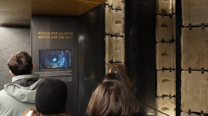 « Agua para la ciudad »: sección expositiva sobre los pozos republicanos en la estación de metro Colosseo - Fori Imperiali