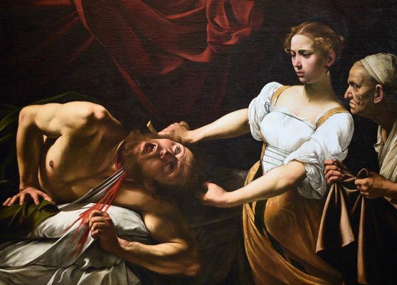 Caravaggio. Judit y Holofernes, hacia 1599-1602. Palacio Barberini, Roma