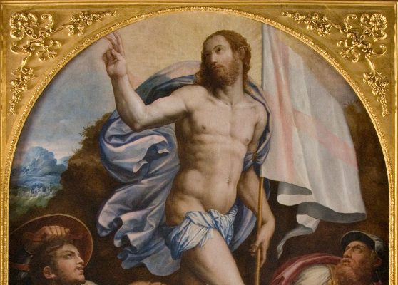 Giorgio Vasari, Resurrección de Cristo, 1550, (detalle)