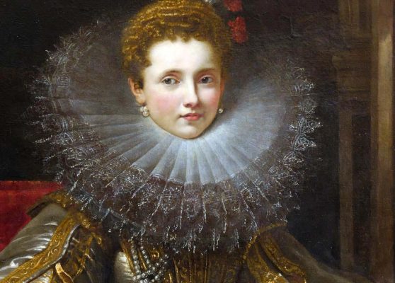 Retrato de Violante Maria Spinola Serra, c. 1606-1607 (detalle). © The Faringdon Collection Trust, Buscot Park, Oxfordshirecm