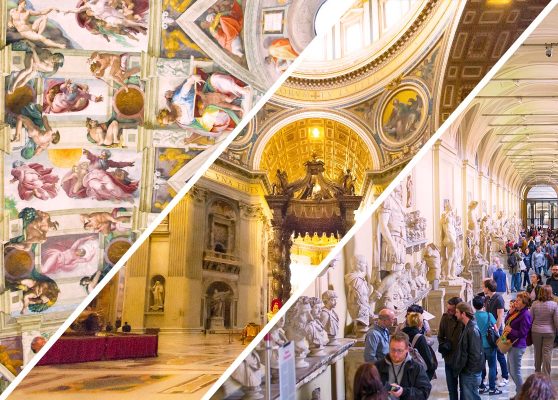 Tour guiado: Museos Vaticanos y Capilla Sixtina + visita sin fila a la Basílica de San Pedro
