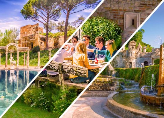 Visita guiada a Villa Adriana y Villa d'Este desde Roma con almuerzo