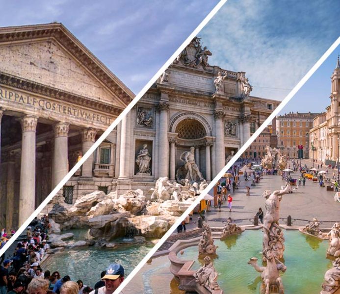 Visita a pie: Panteón, Piazza Navona y Fontana di Trevi